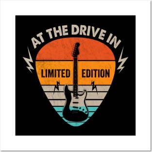 Vintage At The Drive In Name Guitar Pick Limited Edition Birthday Posters and Art